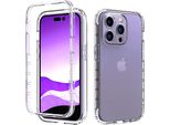 Iphone 14 Pro Case, Trasparente Posteriore Tpu Bumper Antiurto Custodia Protettiva Per Iphone 14 Pro Chiaro