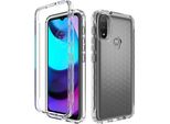 Moto E20 Case, Hybrid Trasparente Posteriore Tpu Antiurto Custodia Protettiva Per Motorola Moto E20 Chiaro