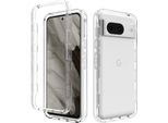 Custodia Google Pixel 8, Custodia Protettiva Ibrida Trasparente Posteriore In Tpu Antiurto Per Google Pixel 8 Clear