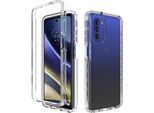 Moto G51 5G Case, Hybrid Trasparente Posteriore Tpu Antiurto Custodia Protettiva Per Motorola Moto G51 5G Chiaro