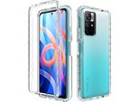 Xiaomi Poco M4 Pro 5G Case, Hybrid Trasparente Posteriore Tpu Antiurto Custodia Protettiva Per Xiaomi Poco M4 Pro 5G Chiaro