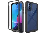 Moto G Play 2023 Case, Hybrid Transparent Back Cover, Rugged Tpu Bumper, Custodia Antiurto Per Motorola Moto G Play (2023) Black