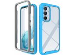 Custodia Galaxy A54 5G, Copertura Posteriore Trasparente Ibrida, Robusto Paraurti In Tpu, Custodia Antiurto Per Samsung Galaxy A54 5G Blu