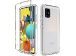 Custodia Galaxy A51 5G, Custodia Protettiva Ibrida Trasparente Posteriore In Tpu Antiurto Per Samsung Galaxy A51 5G Clear