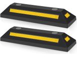 Tolletour 2X Fermaruote Protezione Anticollisione Parcheggio Stop Garage 54X15X10Cm Parcheggio Distanziatore