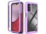Galaxy A14 5G Case, Hybrid Transparent Back Cover, Rugged Tpu Bumper, Shockproof Case Per Samsung Galaxy A14 5G Purple
