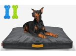 Letto Per Cani Impermeabile Lavabile Letto Per Gatti Cuscino Materasso Per Cani E Gatti, Grigio, 112X81X7.5Cm