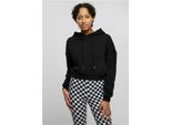 Urban Classics - Felpa Da Donna Con Cappuccio Nero - Xxl