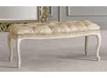 Casa Padrino Panca Barocca Oro/Bianco/Beige - Panca In Stile Barocco Fatta A Mano - Mobili Barocchi Italiani - Mobili In Stile Barocco - Qualità - Italy