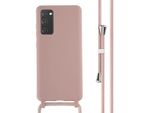 Samsung Galaxy S20 Fe Sleeve - Silicone - Imoshion Custodia Morbida/Manicotto Con Banda/Copertura Posteriore - Rosa