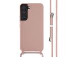 Samsung Galaxy S22 Cover - Silicone - Imoshion Custodia Morbida/Cover Con Banda/Copertura Posteriore - Rosa