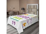 Abakuhaus Lenzuolo Con Proverbio, "Today Is A Good Day"" Oggi Sarà Una Bella Giornata Citazione Positiva Stampata In Digitale, Lenzuolo Morbido E Confortevole Per Un Letto Decorativo 1 Pezzo 190 Cm X 100 Cm, Multicolore"