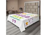 Abakuhaus Lenzuolo Con Proverbio, "Today Is A Good Day"" Oggi Sarà Una Bella Giornata Citazione Positiva Stampata In Digitale, Lenzuolo Morbido E Confortevole Per Un Letto Decorativo 1 Pezzo 266 Cm X 260 Cm, Multicolore"