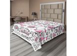 Abakuhaus Lenzuolo Da Letto Princess, Principessa Delle Fiabe Tiara Crown Notebook Doodle Bozzetti Illustrazioni, Lenzuolo Morbido E Confortevole Per Un Letto Decorativo 1 Pezzo 260 Cm X 228 Cm, Bianco Grigio Rosa