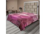 Abakuhaus Lenzuolo Astratto, Triangolo, Intrattenimento, Forma Geometrica, Illustrazione Monocromatica, Lenzuolo Superiore Morbido E Confortevole Per Un Letto Decorativo, 1 Pezzo, 266 Cm X 260 Cm, Rosa Rosa Rosa Essiccato