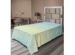 Abakuhaus Lenzuolo Teal, Disegno Astratto Sfocato Al Centro, Elementi Color Cielo Blu Come Opera D'arte, Lenzuolo Morbido E Confortevole Per Un Letto Decorativo, 1 Pezzo 190 Cm X 100 Cm, Azzurro