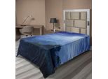 Abakuhaus Lenzuolo Fantasia, Luna Piena Nella Giungla Dello Sri Lanka Foresta Pluviale Nebbiosa Foresta Pluviale Tropicale Foto, Lenzuolo Morbido E Confortevole Per Un Letto Decorativo 1 Pezzo 190 Cm X 100 Cm, Verde E Blu