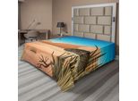 Abakuhaus Lenzuolo Reptile, Serpente Scontroso, Deserto Tropicale Erba Natura Veleno Vita Selvaggia Stampa, Morbido E Confortevole Lenzuolo Superiore Per Un Letto Decorativo 1 Pezzo 266 Cm X 260 Cm, Multicolore