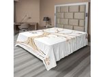 Abakuhaus Albero Della Vita Lenzuolo, Melo Maturo Con Uccelli In Volo Nido Frutta Famiglia Natura Immagine, Morbido E Confortevole Lenzuolo Superiore Per Un Letto Decorativo 1 Pezzo 260 Cm X 228 Cm, Multicolore