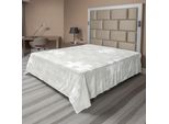 Abakuhaus Lenzuolo Grigio, Motivo Astratto Puzzle Su Sfondo Semplice, Idea Decorativa Mosaico, Stampa Per Bambini, Lenzuolo Morbido E Confortevole Per Un Letto Decorativo, 1 Pezzo, 244 Cm X 205 Cm, Grigio