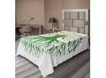 Abakuhaus Albero Della Vita Lenzuolo, Immagine Astratta Colorata Rotonda Albero Vita E Anima Simbolo Eco Natura Design, Morbido E Confortevole Lenzuolo Superiore Per Un Letto Decorativo 1 Pezzo 260 Cm X 168 Cm, Multicolore