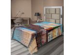 Abakuhaus Lenzuolo Europeo, Panorama Estivo Scenografico Vicino A Copenaghen, Danimarca, Panorama Storico Della Città, Europa, Lenzuolo Morbido E Confortevole Per Un Letto Decorativo, 1 Pezzo, 260 Cm X 168 Cm, Multicolore