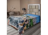 Abakuhaus Lenzuolo Europeo, Piazza San Pietro A Roma Italia Mediterraneo Europa Citscape Urban Stampa, Lenzuolo Morbido E Confortevole Per Un Letto Decorativo 1 Pezzo 260 Cm X 168 Cm, Multicolore