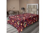 Abakuhaus Lenzuolo Paisley, Moderno Motivo Paisley Con Stampa Grafica Ispirata Allo Spirito Etnico, Morbido E Confortevole Lenzuolo Superiore Per Un Letto Decorativo 1 Pezzo 260 Cm X 168 Cm, Multicolore