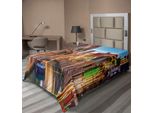 Abakuhaus Lenzuolo Europeo, Panorama Di Venezia, Stretto Canale, Edificio Storico Tradizionale, Morbido E Confortevole Lenzuolo Superiore Per Un Letto Decorativo, 1 Pezzo, 260 Cm X 168 Cm, Multicolore