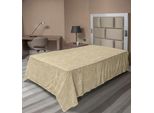 Abakuhaus Lenzuolo Beige, Motivi Etnici Insoliti In Stile Orientale Asiatico Con Stampa Boho, Lenzuolo Morbido E Confortevole Per Un Letto Decorativo 1 Pezzo 260 Cm X 168 Cm, Beige