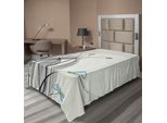 Abakuhaus Lenzuolo Con Libellule, Libellule Su Fiori E Rami Natura Fiorita Primavera Predatore Stampa Boho, Lenzuolo Morbido E Confortevole Per Un Letto Decorativo 1 Pezzo 260 Cm X 168 Cm, Multicolore