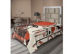 Abakuhaus Lenzuolo Egiziano, Papiro Con Stampa Grafica Con Simbolo In Lingua Egizia Antica, Stampa Artistica Vintage, Lenzuolo Morbido E Confortevole Per Un Letto Decorativo, 1 Pezzo, 260 Cm X 168 Cm, Color Crema E Rosso.