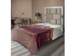 Abakuhaus Lenzuolo Da Letto, Alte Montagne Rocciose Canadesi, Fiume, Alberi, Cielo Nuvoloso, Neve, Paesaggio, Lenzuolo Morbido E Confortevole Per Un Letto Decorativo, 1 Pezzo, 260 Cm X 168 Cm, Multicolore