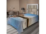 Abakuhaus Lenzuolo Paesaggio, Arcobaleno Sul Lago Di Montagna Riflesso Nell'acqua Limpida Foto Sognante Sulla Terra, Lenzuolo Morbido E Confortevole Per Un Letto Decorativo 1 Pezzo 260 Cm X 168 Cm, Multicolore