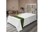 Abakuhaus Lenzuolo Per Animali, Rana Appollaiata Su Una Foglia Lunga E Sottile Foresta Pluviale Tropicale Animali Vita Selvaggia, Lenzuolo Morbido E Confortevole Per Un Letto Decorativo 1 Pezzo 260 Cm X 168 Cm, Verde Bianco