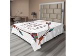 Abakuhaus Lenzuolo Con Freccia, Albero Tribale Antico Etnico Freccia In Forma Geometrica Triangolare Piume Stampa Boho, Lenzuolo Superiore Morbido E Confortevole Per Un Letto Decorativo 1 Pezzo 266 Cm X 260 Cm, Multicolore