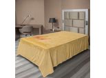 Abakuhaus Lenzuolo Giraffa, Giraffe In Stile Retrò, Colori Safari Savana, Animali Selvatici, Paesaggio Boho, Lenzuolo Morbido E Confortevole Per Un Letto Decorativo, 1 Pezzo, 260 Cm X 168 Cm, Arancione Crema