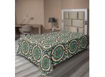 Abakuhaus Lenzuolo Orient, Design Grafico Con Motivi Classici Orientali Antichi, Colori Asiatici Retrò Nostalgici, Lenzuolo Morbido E Confortevole Per Un Letto Decorativo, 1 Pezzo 260 Cm X 168 Cm, Multicolore
