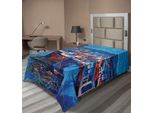 Abakuhaus Lenzuolo, Barche A Vela, Navi, Riva, Porto, Mare, Piccola Città Rurale Di Pescatori, Grafica, Lenzuolo Morbido E Confortevole Per Un Letto Decorativo, 1 Pezzo, 190 Cm X 100 Cm, Blu Navy E Rosso.