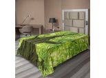 Abakuhaus Lenzuolo Da Letto Bosco, Grande Albero Maestoso Ambiente Paesaggio Eco Solidarietà Parco Nazionale Paesaggio, Lenzuolo Morbido E Confortevole Per Un Letto Decorativo 1 Pezzo 190 Cm X 100 Cm, Verde Marrone