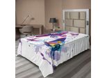 Abakuhaus Lenzuolo Con Farfalle, Stampa Acquerello Disegno Di Farfalle Energia Dell'anima Arte Moderna, Lenzuolo Morbido E Confortevole Per Un Letto Decorativo 1 Pezzo 190 Cm X 100 Cm, Multicolore