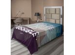 Abakuhaus Lenzuolo Con Proverbio, Se Credi In Qualcosa, Tutto è Possibile Stampa Moderna Con Motivo Poligonale, Morbido E Confortevole Lenzuolo Superiore Per Un Letto Decorativo 1 Pezzo 260 Cm X 168 Cm, Marrone Verde Acqua