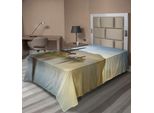 Abakuhaus Lenzuolo Balinese, Alba Pura Ulun Danu Temple Un Lago Bratan Bali Indonesia Waterscape, Morbido E Confortevole Lenzuolo Superiore Per Un Letto Decorativo 1 Pezzo 260 Cm X 168 Cm, Beige Marrone