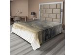 Abakuhaus Lenzuolo Wolken, Nuvole Temporalesche Pesanti Cielo Scuro Tempo Cloudscape Massa Di Goccioline Liquide Immagine, Morbido E Confortevole Lenzuolo Superiore Per Un Letto Decorativo 1 Pezzo 266 Cm X 260 Cm, Grigio