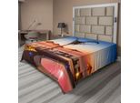 Abakuhaus Lenzuolo Paesaggistico, Resort Estivo, Mare, Sera, Caraibi, Caldo, Tranquillo, Relax, Foto, Lenzuolo Morbido E Confortevole Per Un Letto Decorativo, 1 Pezzo, 244 Cm X 205 Cm, Multicolore