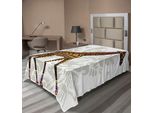 Abakuhaus Lenzuolo Batik, Giraffa Della Savana Africana Con Motivi Decorativi Etnici Su Stampa Animale, Lenzuolo Morbido E Confortevole Per Un Letto Decorativo 1 Pezzo 190 Cm X 100 Cm, Multicolore