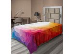 Abakuhaus Lenzuolo Sportivo, Ritratto Di Ginnasta, Geometrico Colorato, Digitale, Forme Moderne, Olimpiadi, Morbido E Confortevole Lenzuolo Superiore Per Un Letto Decorativo, 1 Pezzo, 260 Cm X 168 Cm, Multicolore