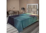 Abakuhaus Lenzuolo Wolken, Colline Tra Grandi Cumuli Di Nuvole, Vista Magica Sulle Montagne, Tema Natura, Lenzuolo Morbido E Confortevole Per Un Letto Decorativo, 1 Pezzo, 190 Cm X 100 Cm, Marrone E Blu