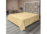 Abakuhaus Lenzuolo Beige, Motivo Con Venature Del Legno, Tema Naturale Con Linee Di Crescita Dell'albero, Lenzuolo Morbido E Confortevole Per Un Letto Decorativo, 1 Pezzo 275 Cm X 260 Cm, Color Crema