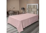 Abakuhaus Lenzuolo Celtico, Stile Antico Linee Celtiche A Forma Di Trifoglio Illustrazione Semplice E Morbida, Lenzuolo Superiore Morbido E Confortevole Per Un Letto Decorativo 1 Pezzo 260 Cm X 168 Cm, Bianco Rosa